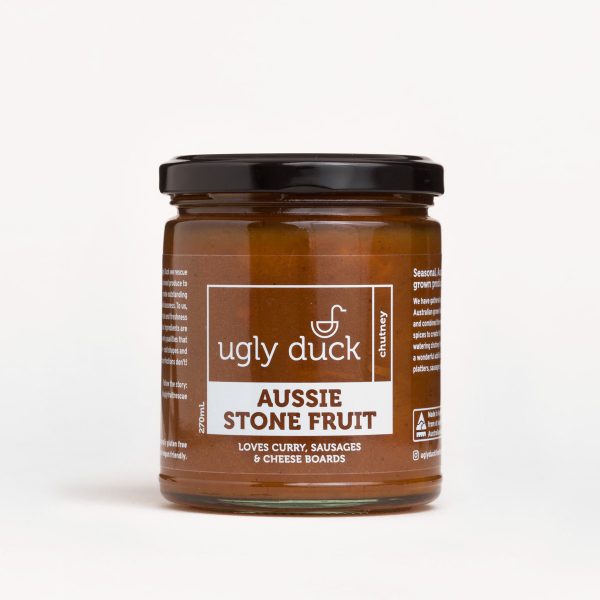 Aussie Stone Fruit Chutney jar with label