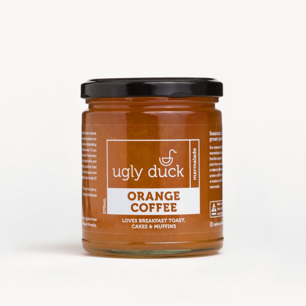 Orange Coffee Marmalade jar with label