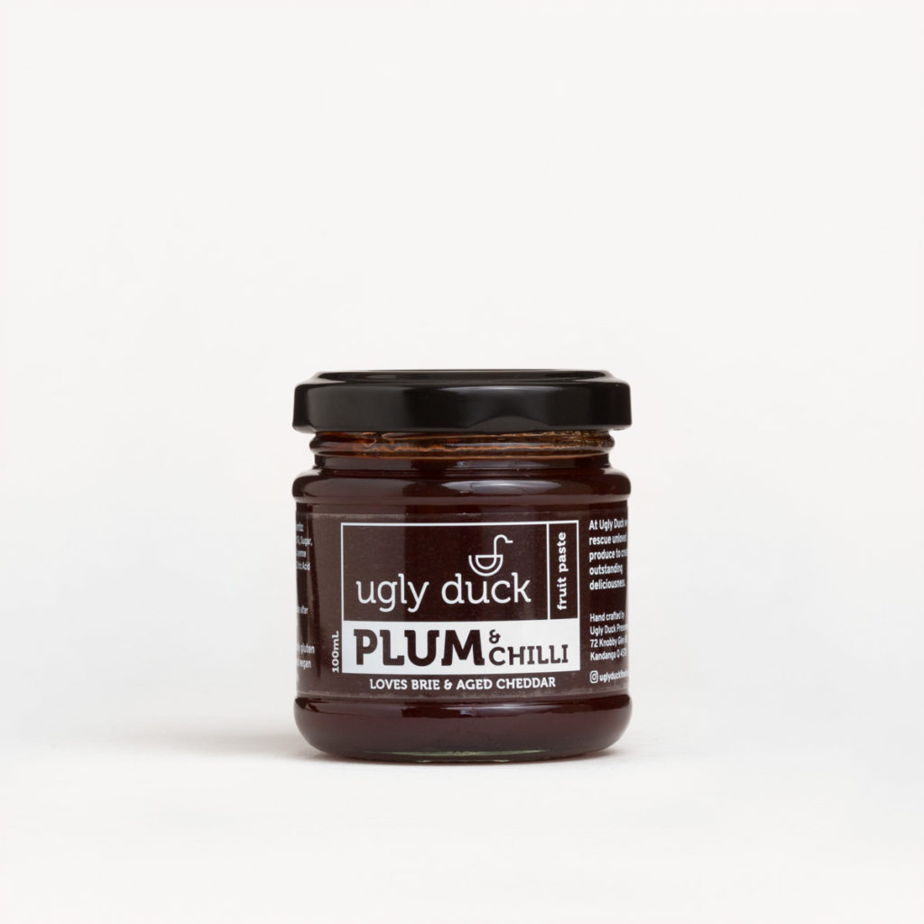 Plum Chilli Paste jar with label