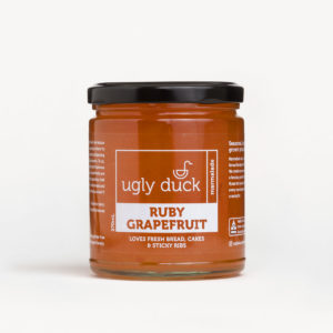 Ruby Grapefruit Marmalade jar with label