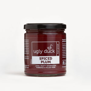 Spiced Plum Spread jar with label