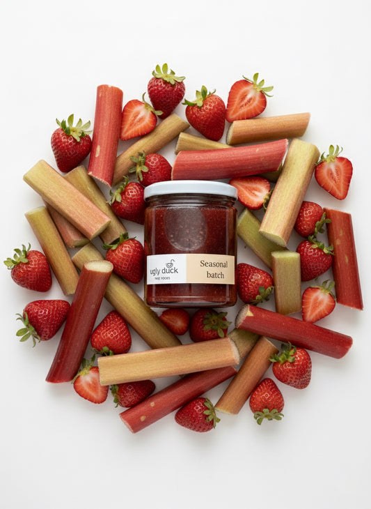 Rhubarb and Strawberry Spread